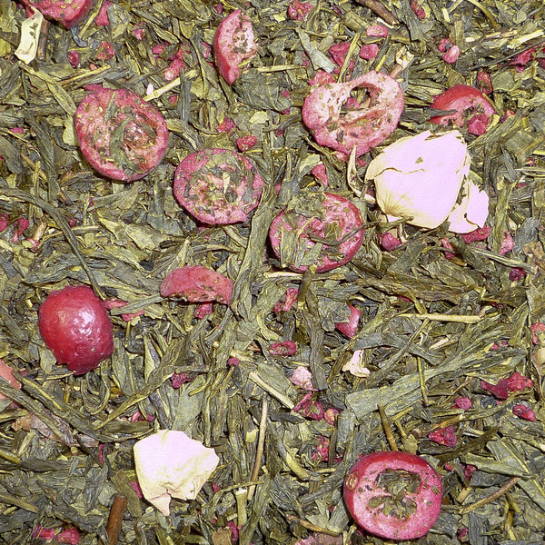 Grünteemischung Sencha Cranberry Rose 167